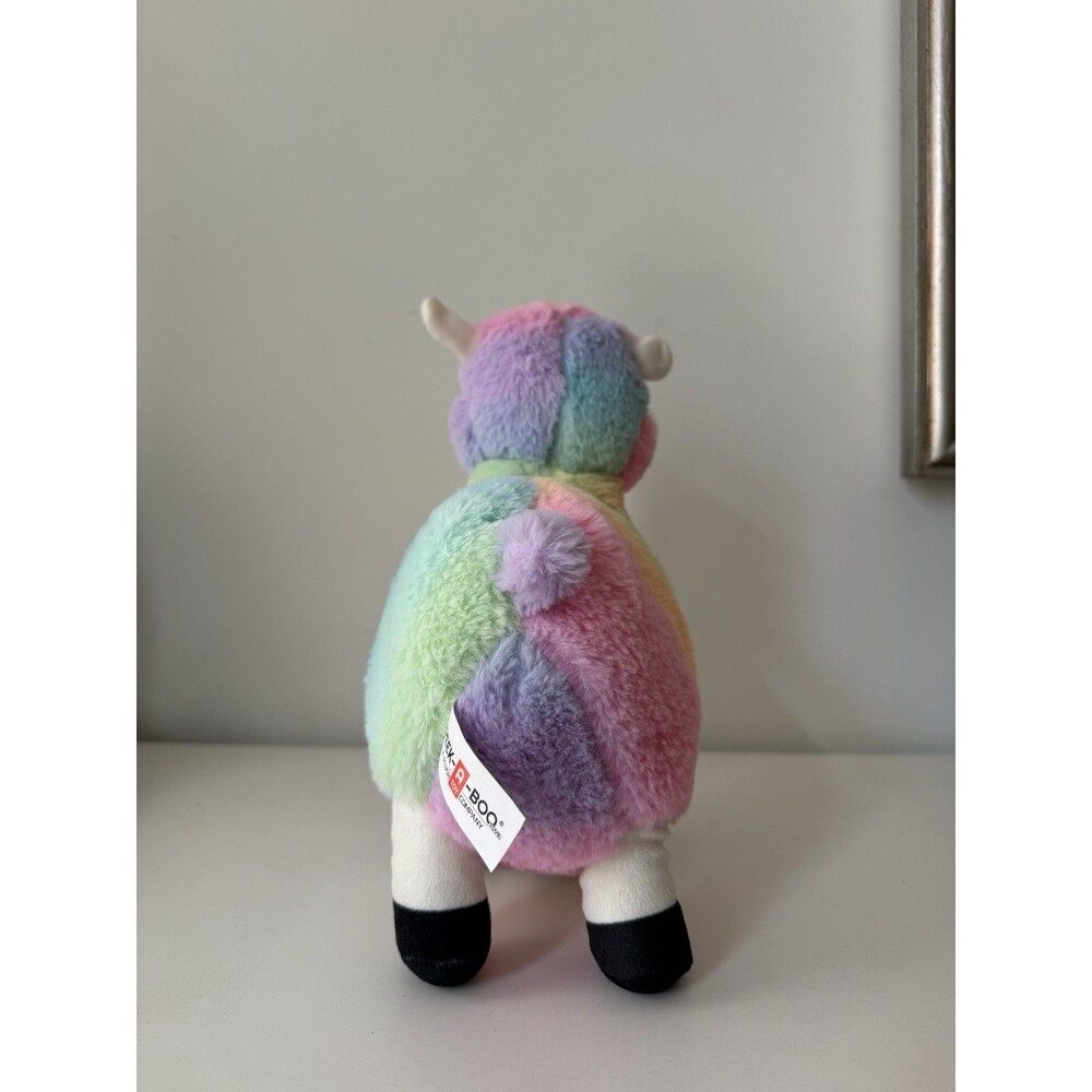 Peek-A-Boo Toys Llama Alpaca Rainbow Stuffed Animal Plush 12” - excellent cond. - Picture 4 of 5